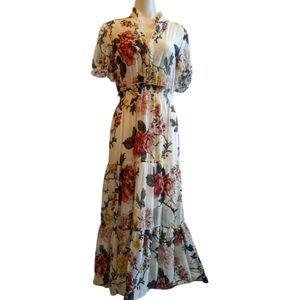 Women's | Floral Print Maxi Dress | Size 14